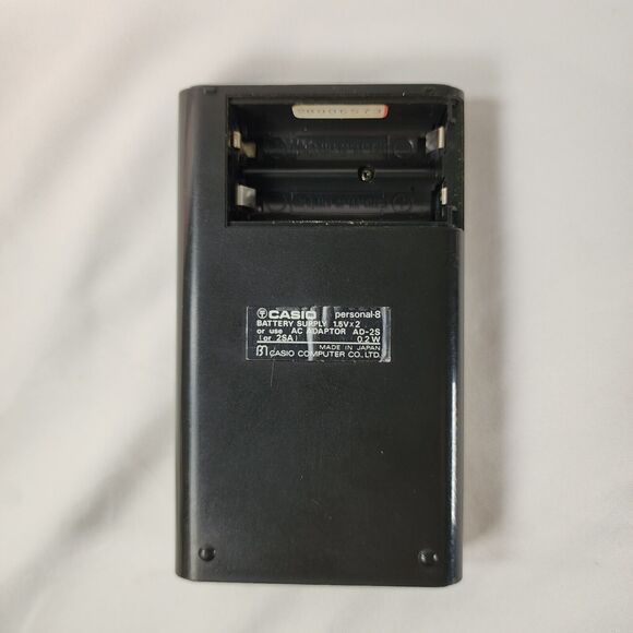Casio Personal-8 Electronic Calculator 8 Digit 5 Function Vintage Works - Picture 10 of 15